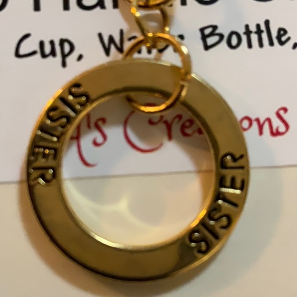 Hand Crafted Cup Handle Charm Stanley Cup Sister Charm Tumbler - Picture 7 of 7